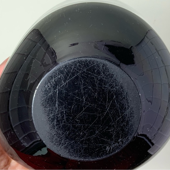 Vintage 1957 Coquille for Flygsfors by Paul Kedelv Studio Art Glass Bowl - Picture 2 of 4